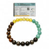 Money Magnet Crystal Bracelet for Men & Women | Tiger Eye, Citrine, Green Aventurine & Pyrite Natural Stone Beads | Wealth, Prosperity, Good Luck & Positive Energy | Stretchable Crystal Jewelry