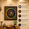 Om Wall Frame | Vastu Wall Decor for Home Entrance | Pooja Room Wall Hanging