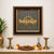 Natural Pyrite Seven Running Horse Frame with Surya Dev | Original Pyrite Vastu Frame for Wealth, Success, Career Growth & Business | Certified Pyrite Stone Wall Decor | Home Office Table & Wall Mount | 7.5 x 7.5 Inch