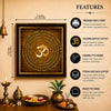 Om Wall Frame | Vastu Wall Decor for Home Entrance | Pooja Room Wall Hanging