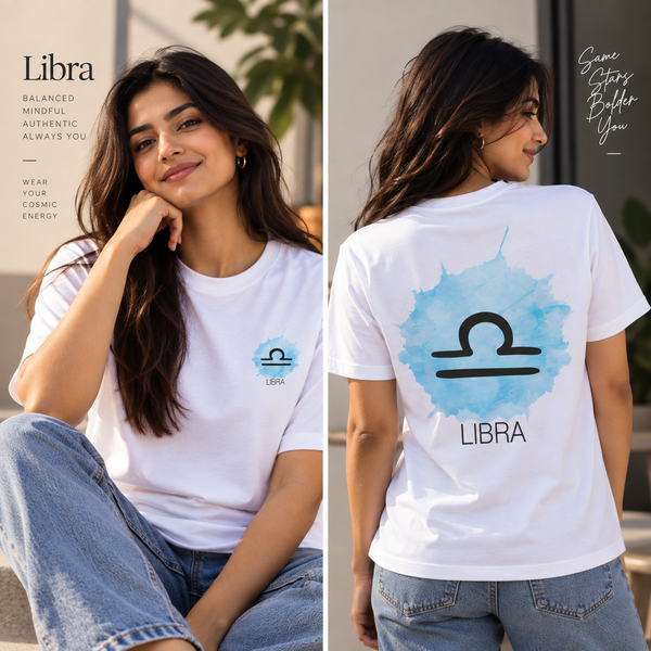 Libra Zodiac T-Shirt for Men & Women | Balance Is Power | Unisex Astrology Graphic Tee