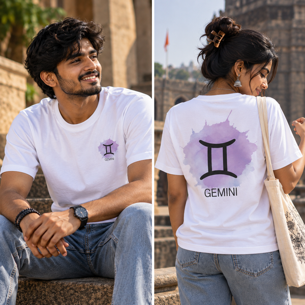 Gemini Zodiac T-Shirt for Men & Women | Communication Power | Unisex Astrology Graphic Tee