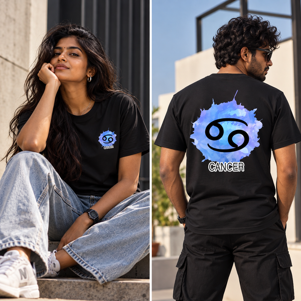 Cancer Zodiac T-Shirt for Men & Women | Soft Heart. Strong Soul. | Unisex Astrology Graphic Tee