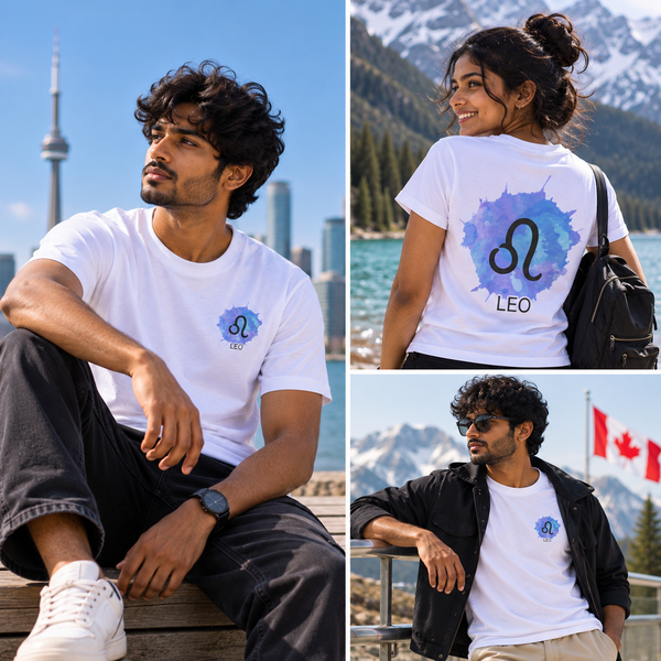 Leo Zodiac T-Shirt for Men & Women | Born to Stand Out | Unisex Astrology Graphic Tee