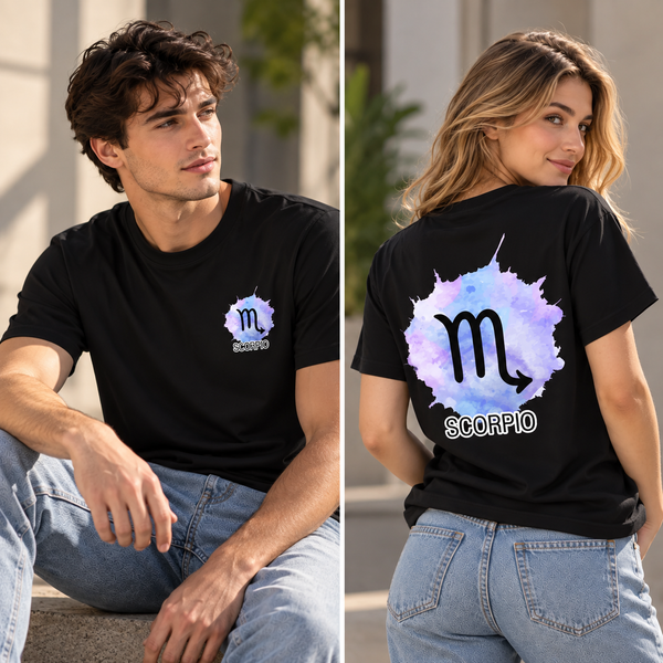 Scorpio Zodiac T-Shirt for Men & Women | I Don't Chase. I Attract. | Unisex Astrology Graphic Tee