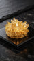 Citrine Crystal Cluster Diya for Wealth, Prosperity, Abundance & Positive Energy | Decorative Crystal Oil Lamp for Home Temple, Vastu & Festive Décor