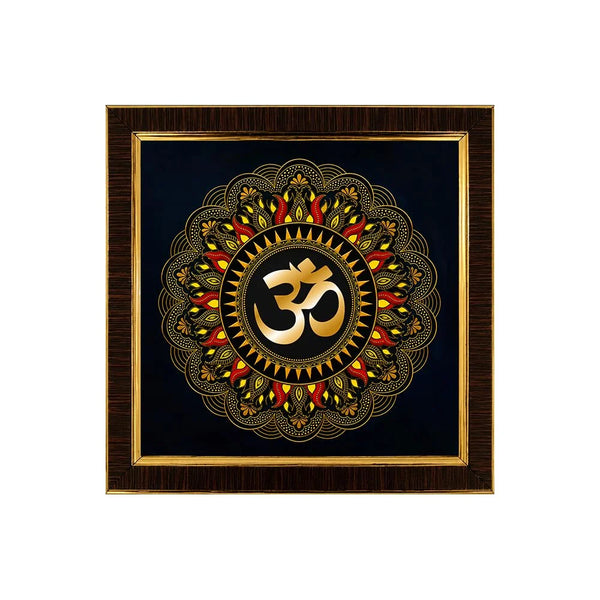 Om Wall Frame | Vastu Wall Decor for Home Entrance | Pooja Room Wall Hanging