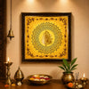 Lord Ganesha Wall Frame | 3D Golden Acrylic Ganpati Wall Decor | Vastu Wall Hanging for Home Entrance | Pooja Room Decoration