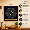 Om Wall Frame | Vastu Wall Decor for Home Entrance | Pooja Room Wall Hanging