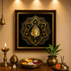Lord Ganesha Wall Frame | 3D Golden Acrylic Ganpati Wall Decor | Vastu Wall Hanging for Home Entrance | Pooja Room Decoration