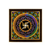 Golden Acrylic Swastik Wall Frame | Vastu Wall Decor for Home Entrance | Pooja Room Wall Hanging | Religious Decor for Home & Office