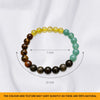 Money Magnet Crystal Bracelet for Men & Women | Tiger Eye, Citrine, Green Aventurine & Pyrite Natural Stone Beads | Wealth, Prosperity, Good Luck & Positive Energy | Stretchable Crystal Jewelry