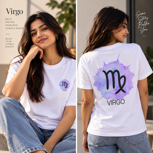 Virgo Zodiac T-Shirt for Men & Women | Details Matter | Unisex Astrology Graphic Tee