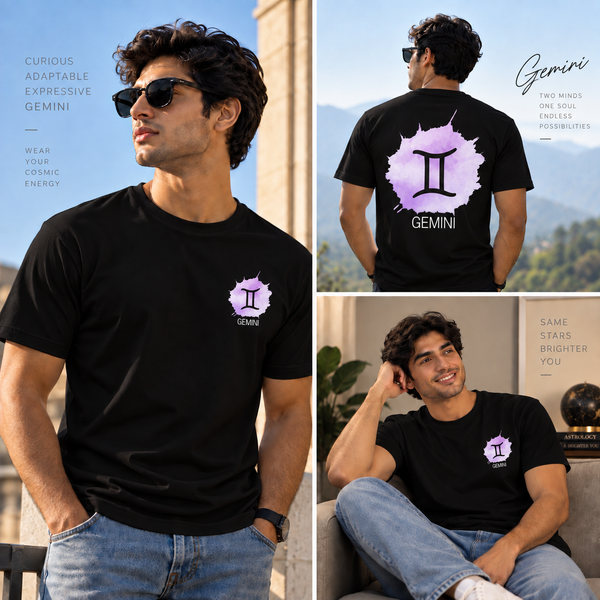 Gemini Zodiac T-Shirt for Men & Women | Communication Power | Unisex Astrology Graphic Tee