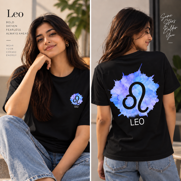 Leo Zodiac T-Shirt for Men & Women | Born to Stand Out | Unisex Astrology Graphic Tee