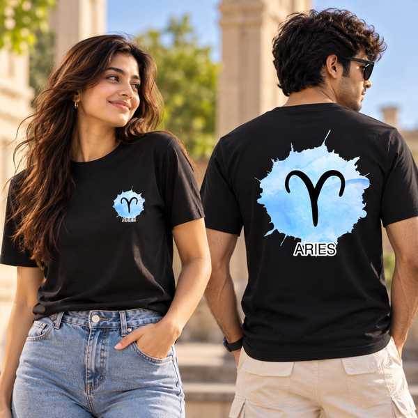 Aries Zodiac T-Shirt for Men & Women | Born to Lead | Unisex Astrology Graphic Tee