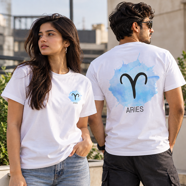 Aries Zodiac T-Shirt for Men & Women | Born to Lead | Unisex Astrology Graphic Tee