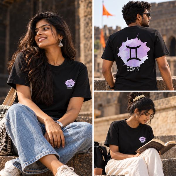Gemini Zodiac T-Shirt for Men & Women | Communication Power | Unisex Astrology Graphic Tee