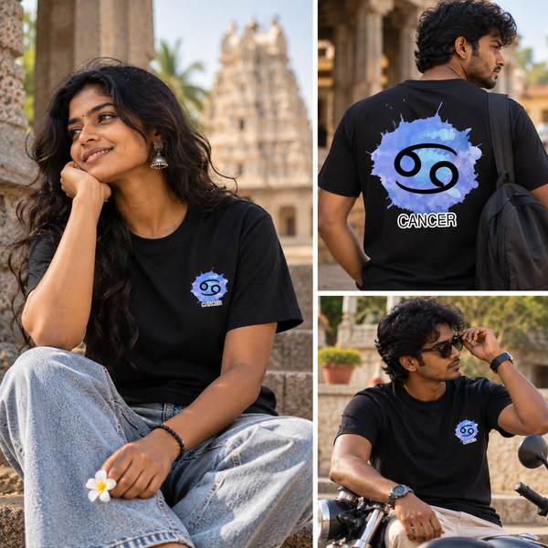 Cancer Zodiac T-Shirt for Men & Women | Soft Heart. Strong Soul. | Unisex Astrology Graphic Tee