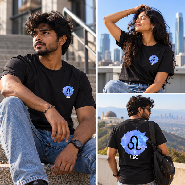Leo Zodiac T-Shirt for Men & Women | Born to Stand Out | Unisex Astrology Graphic Tee