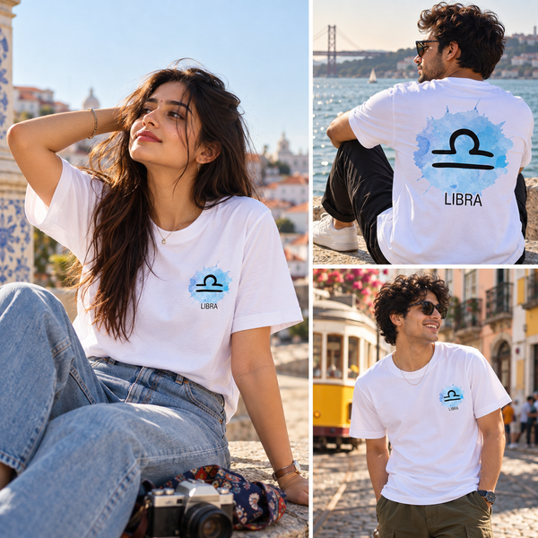 Libra Zodiac T-Shirt for Men & Women | Balance Is Power | Unisex Astrology Graphic Tee