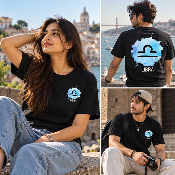 Libra Zodiac T-Shirt for Men & Women | Balance Is Power | Unisex Astrology Graphic Tee