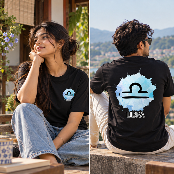 Libra Zodiac T-Shirt for Men & Women | Balance Is Power | Unisex Astrology Graphic Tee