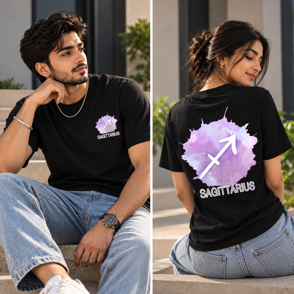 Sagittarius Zodiac T-Shirt for Men & Women | Born to Roam | Unisex Astrology Graphic Tee