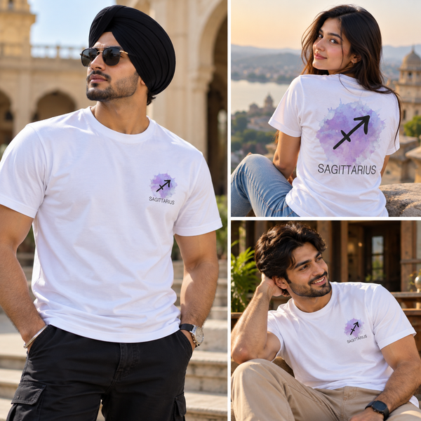 Sagittarius Zodiac T-Shirt for Men & Women | Born to Roam | Unisex Astrology Graphic Tee