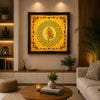 Lord Ganesha Wall Frame | 3D Golden Acrylic Ganpati Wall Decor | Vastu Wall Hanging for Home Entrance | Pooja Room Decoration